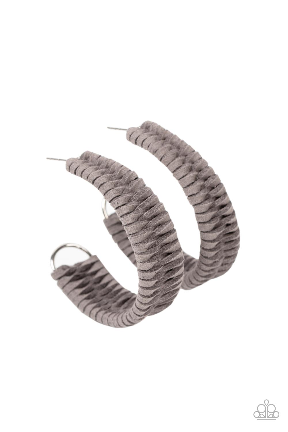 Rural Guru - Silver Paparazzi Hoop Earrings