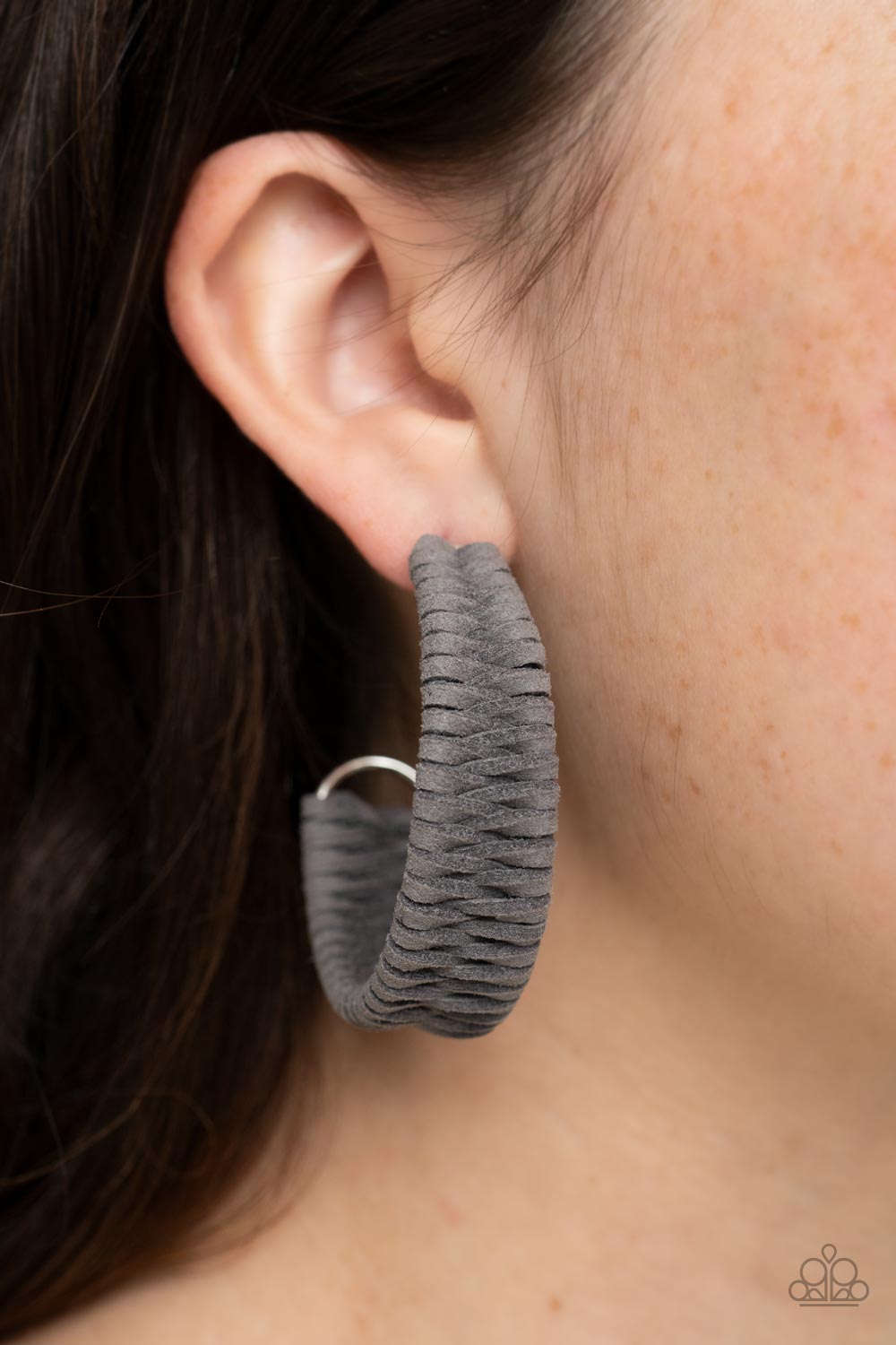 Rural Guru - Silver Paparazzi Hoop Earrings