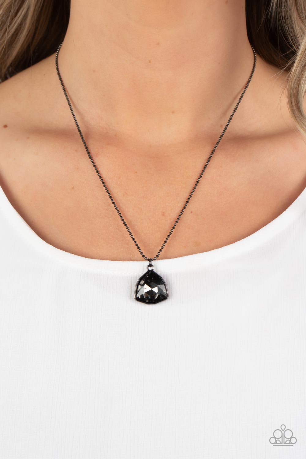 Galactic Duchess - Black Paparazzi Necklace