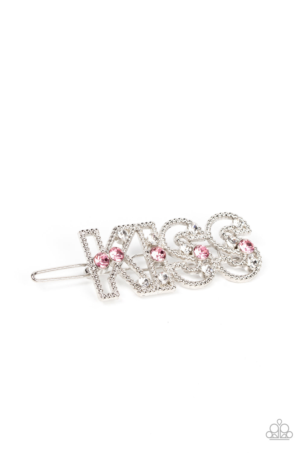 Kiss Bliss - Pink Paparazzi Hair Clip