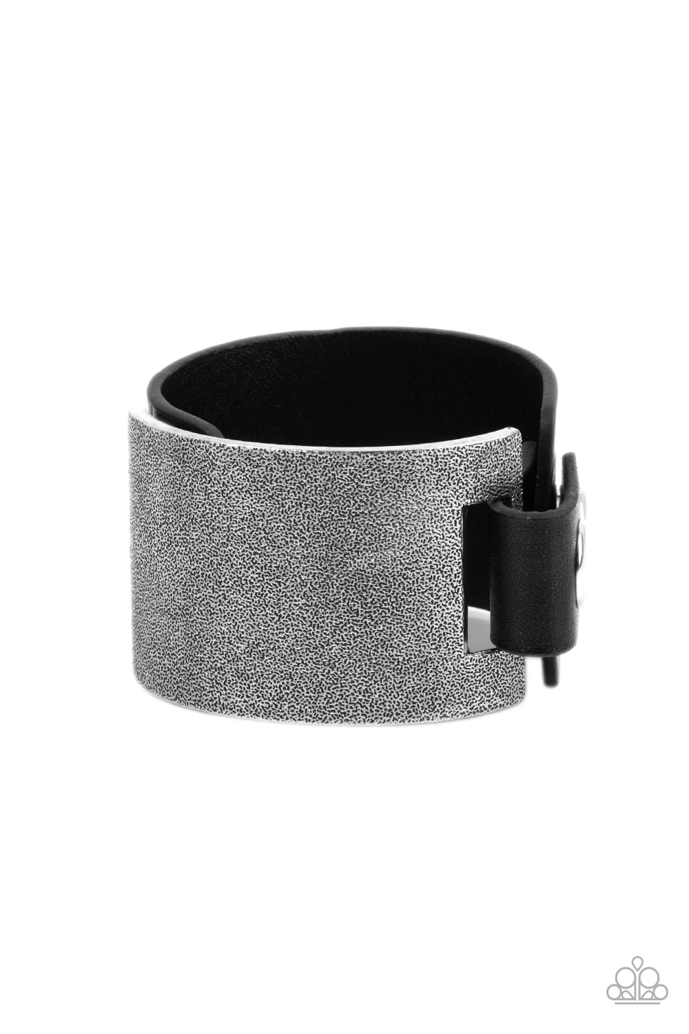 Studded Synchronism - Black Paparazzi Urban Bracelet