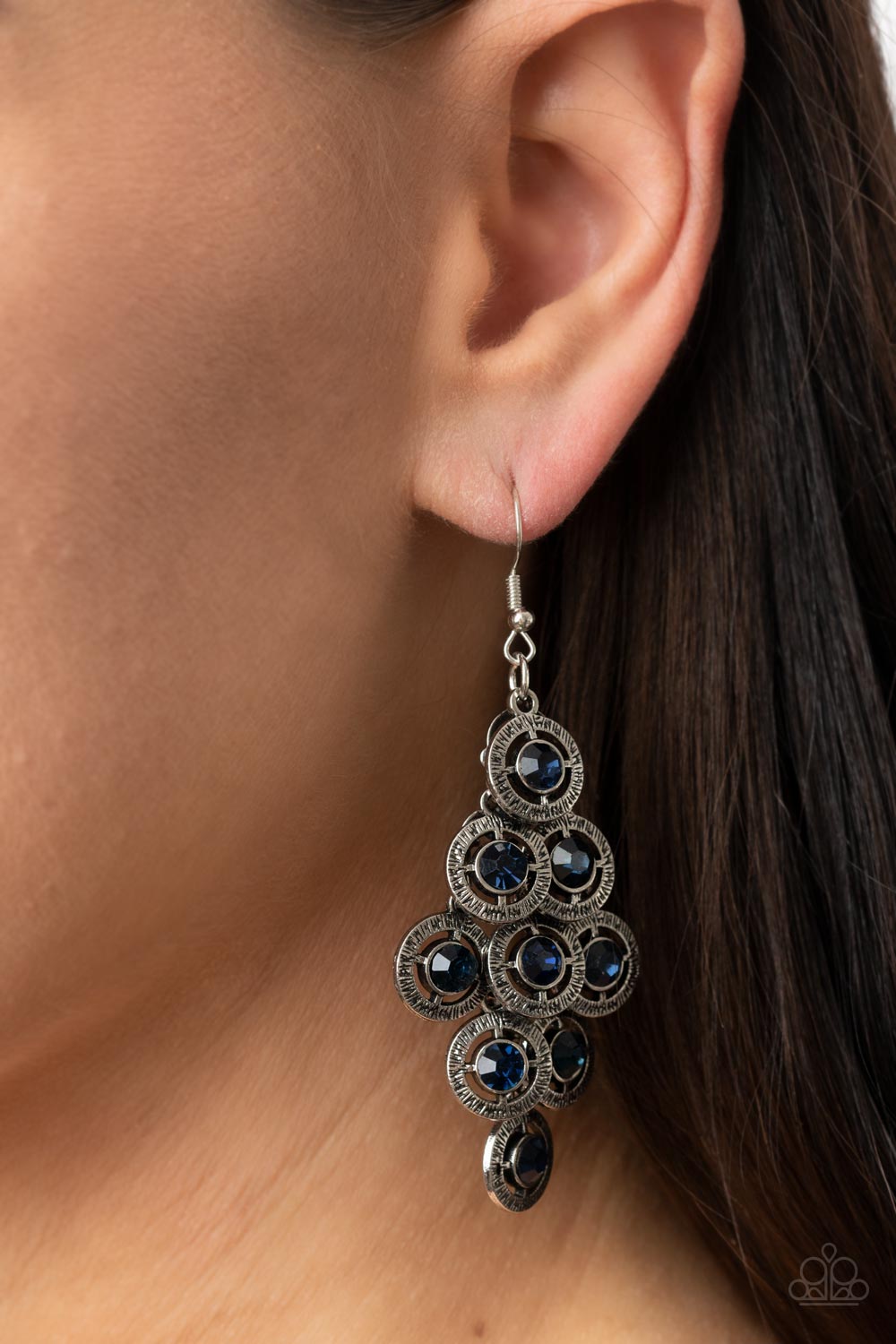 Constellation Cruise - Blue Paparazzi Earrings
