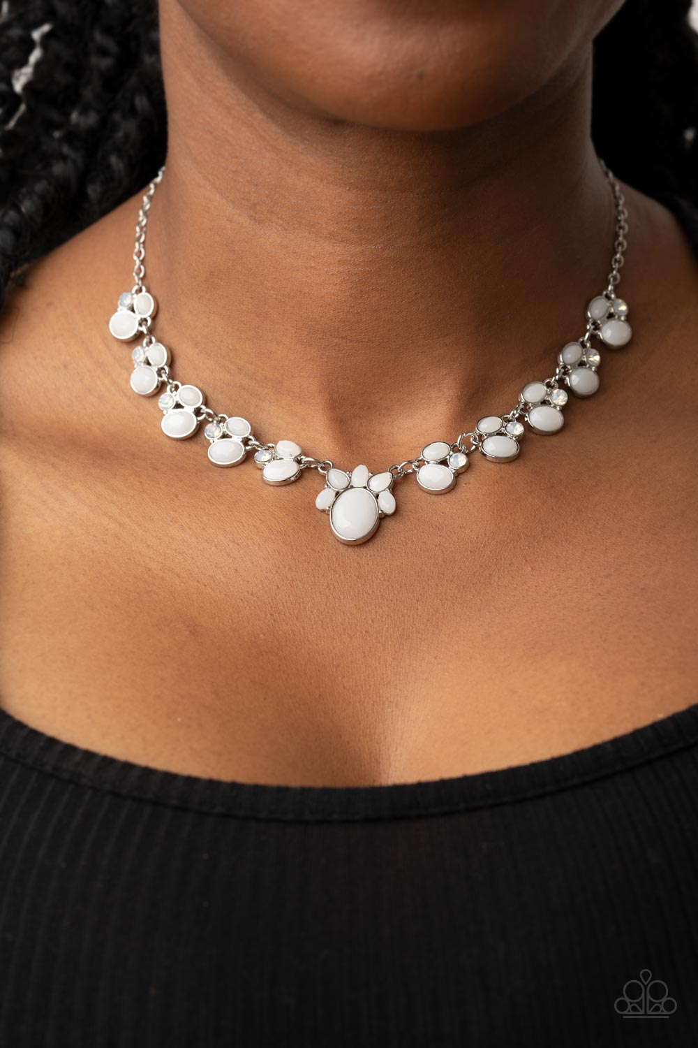 Fairytale Forte - White Paparazzi Necklace