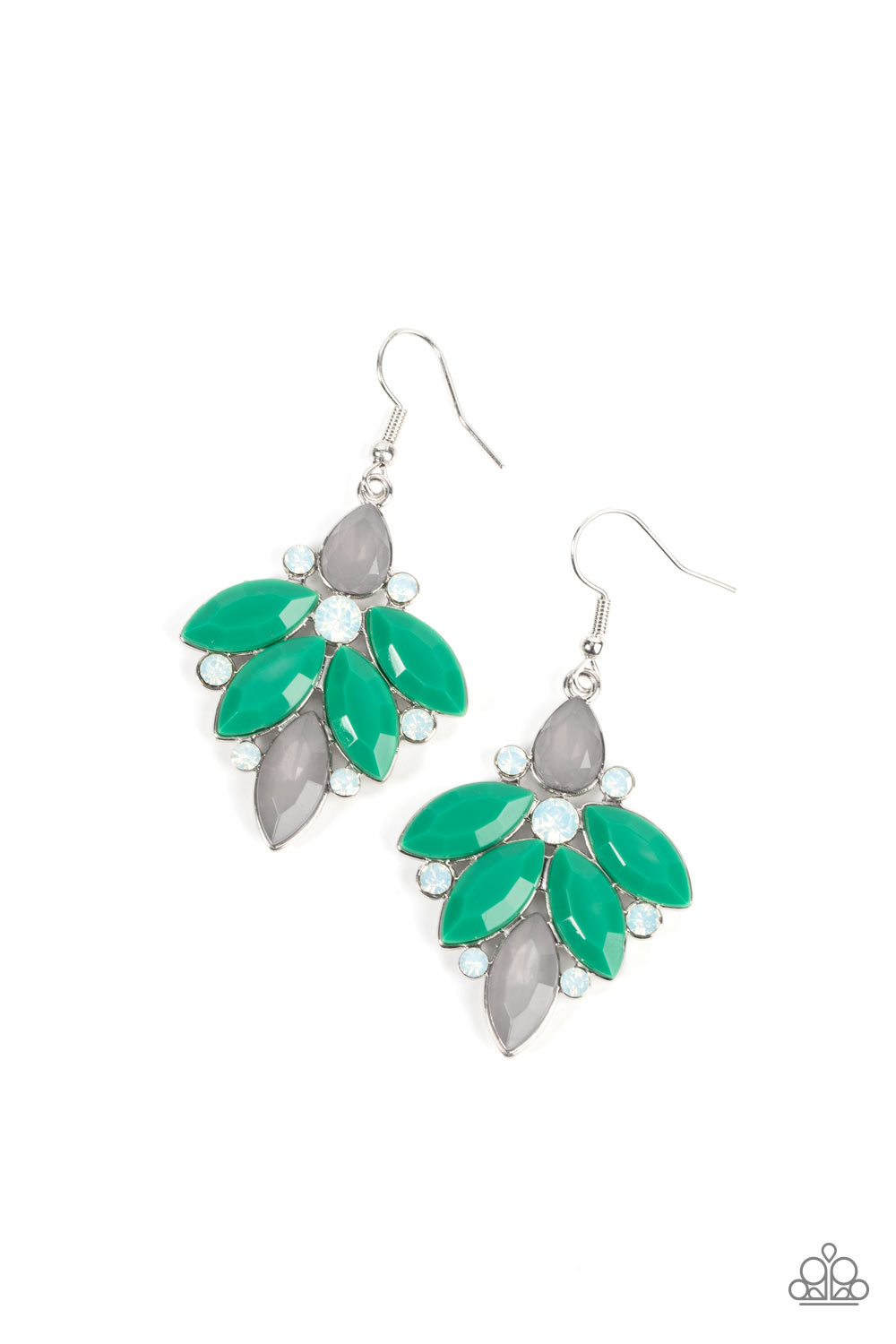 Fantasy Flair - Green Paparazzi Earrings
