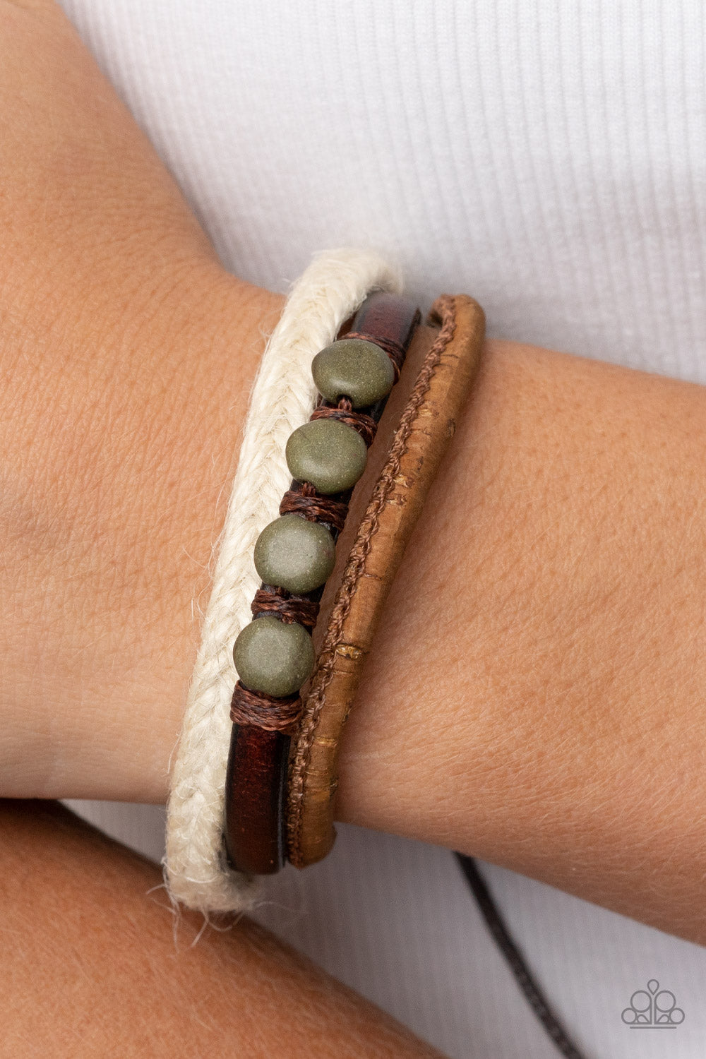 WANDER-struck Style - Green Paparazzi Urban Bracelet