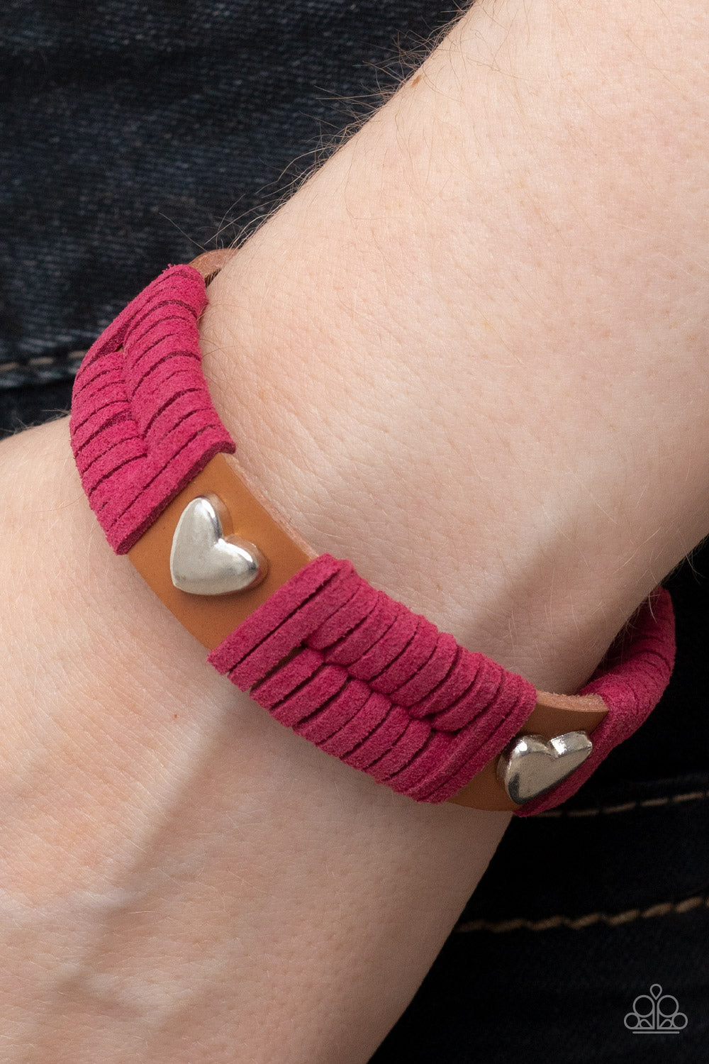 Lusting for Wanderlust - Pink Paparazzi Urban Bracelet