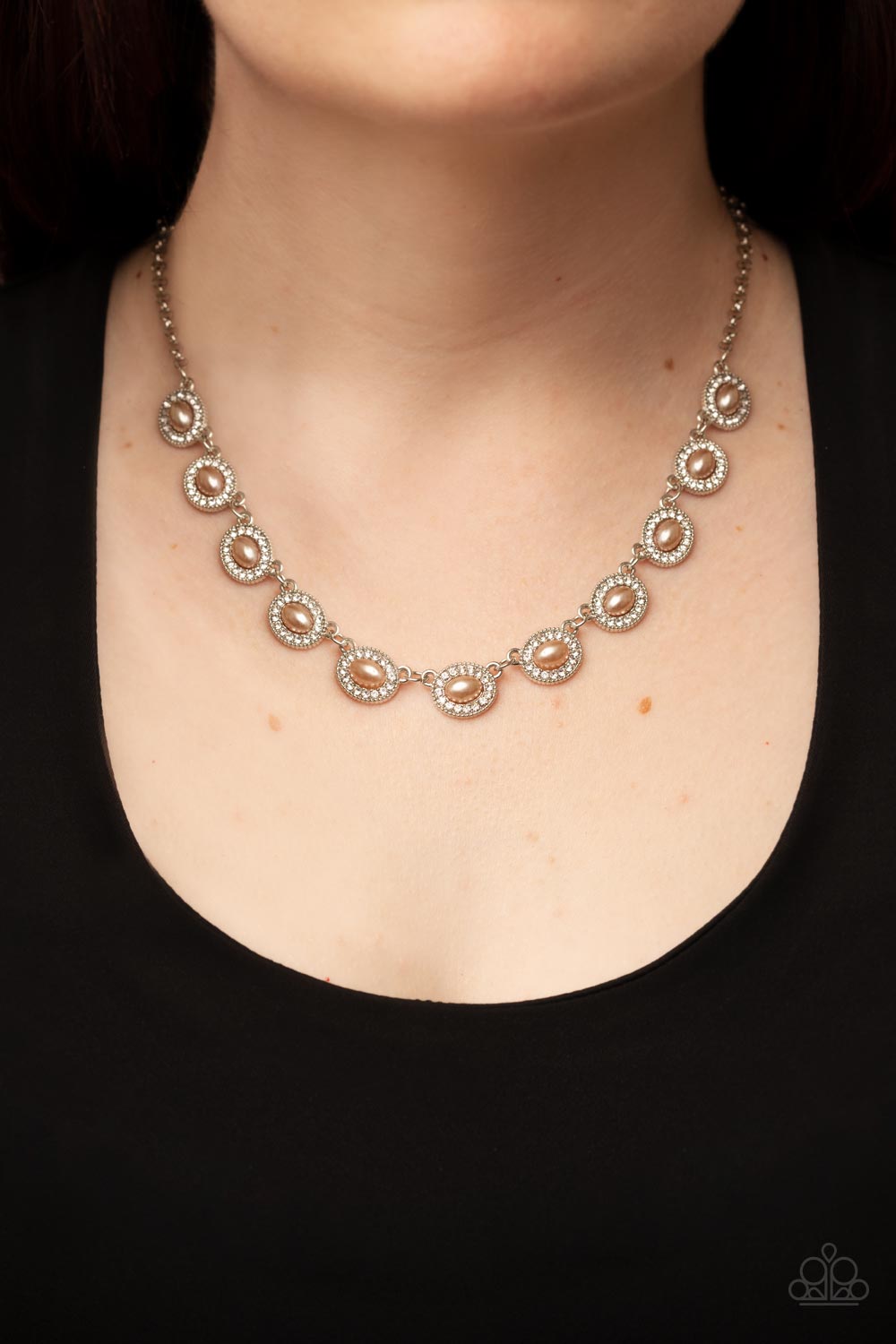 Modest Masterpiece - Brown Paparazzi Necklace