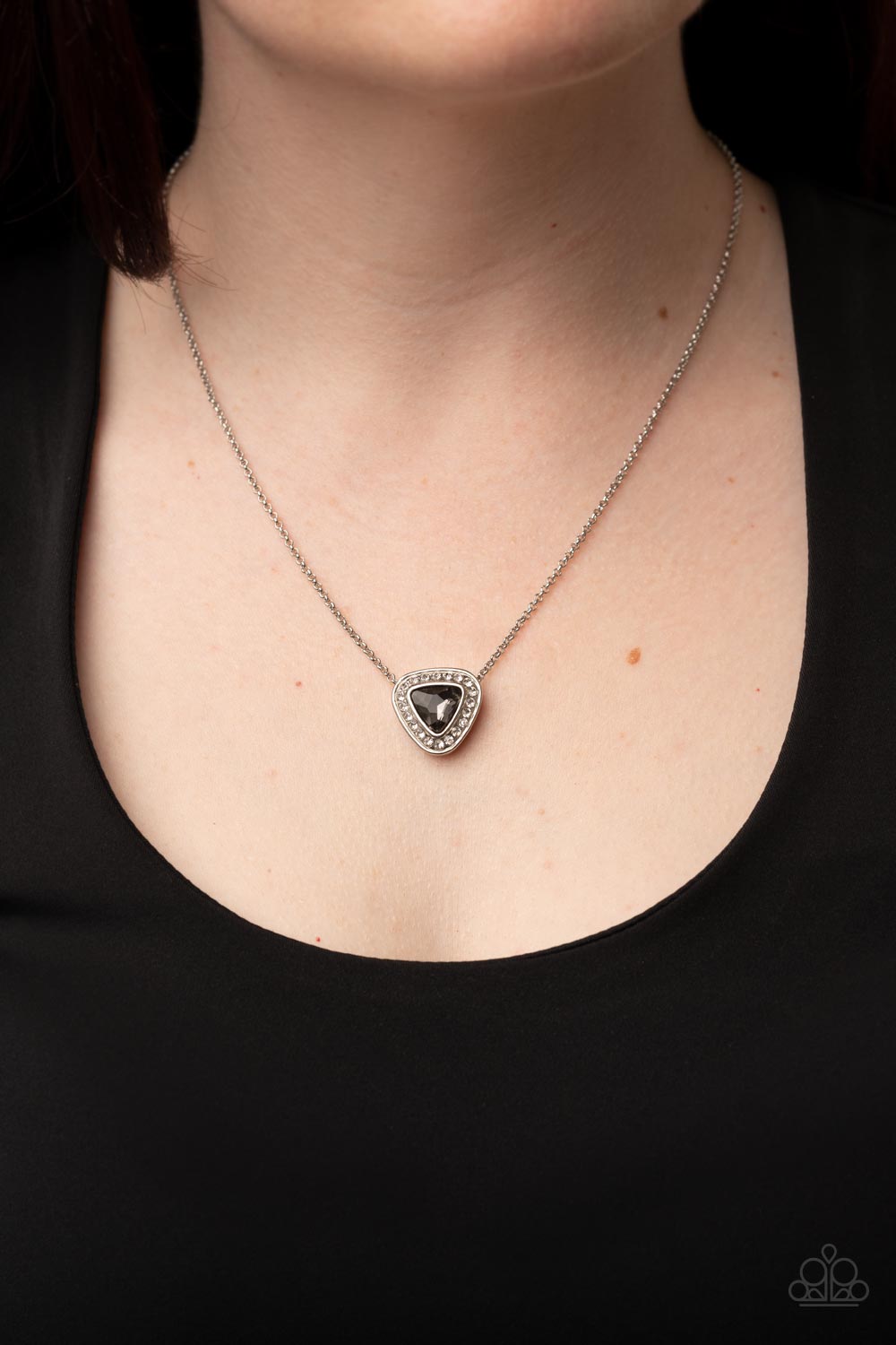 The Whole Package - Silver Paparazzi Necklace