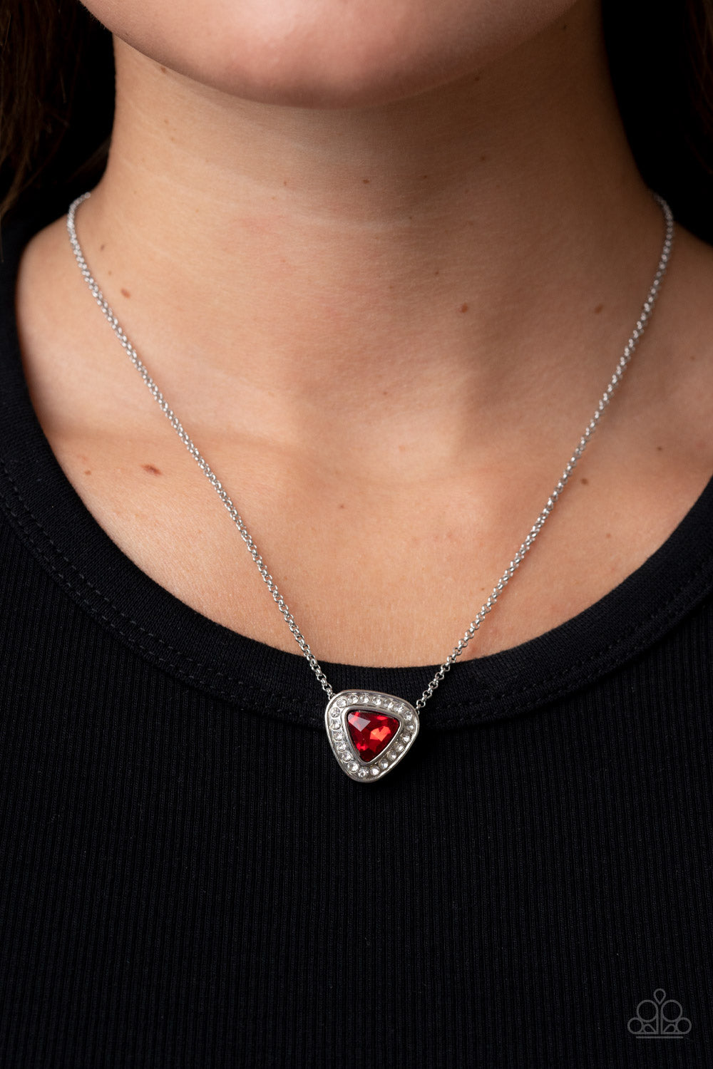 The Whole Package - Red Paparazzi Necklace