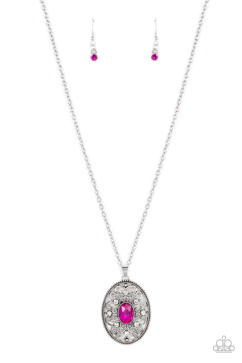Sonata Swing - Pink Paparazzi Necklace