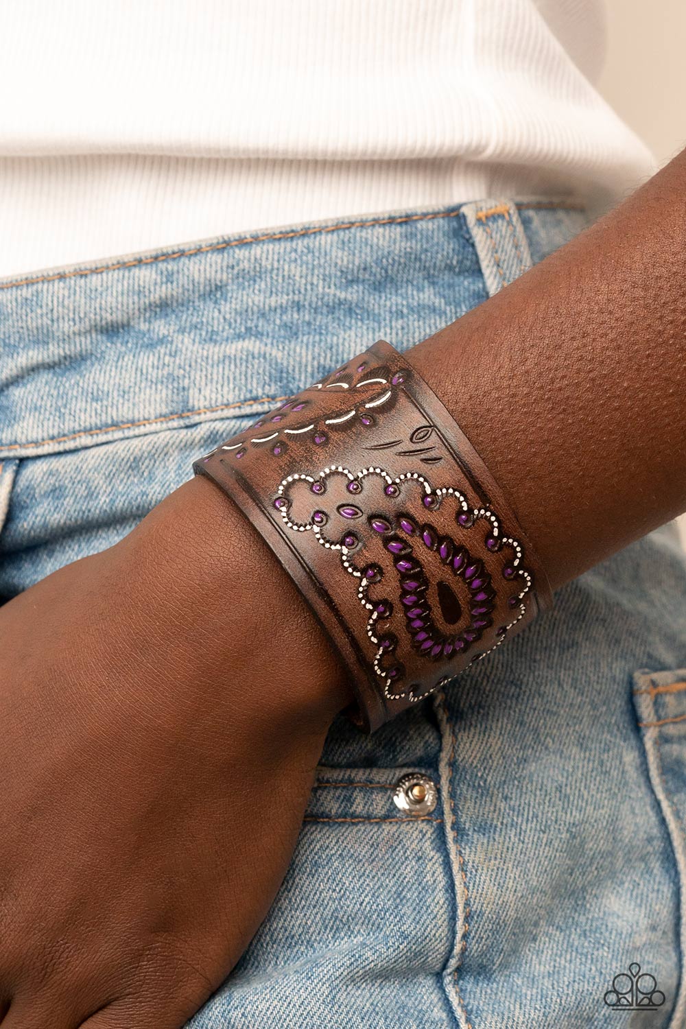 Paisley Pioneer - Purple Paparazzi Urban Bracelet