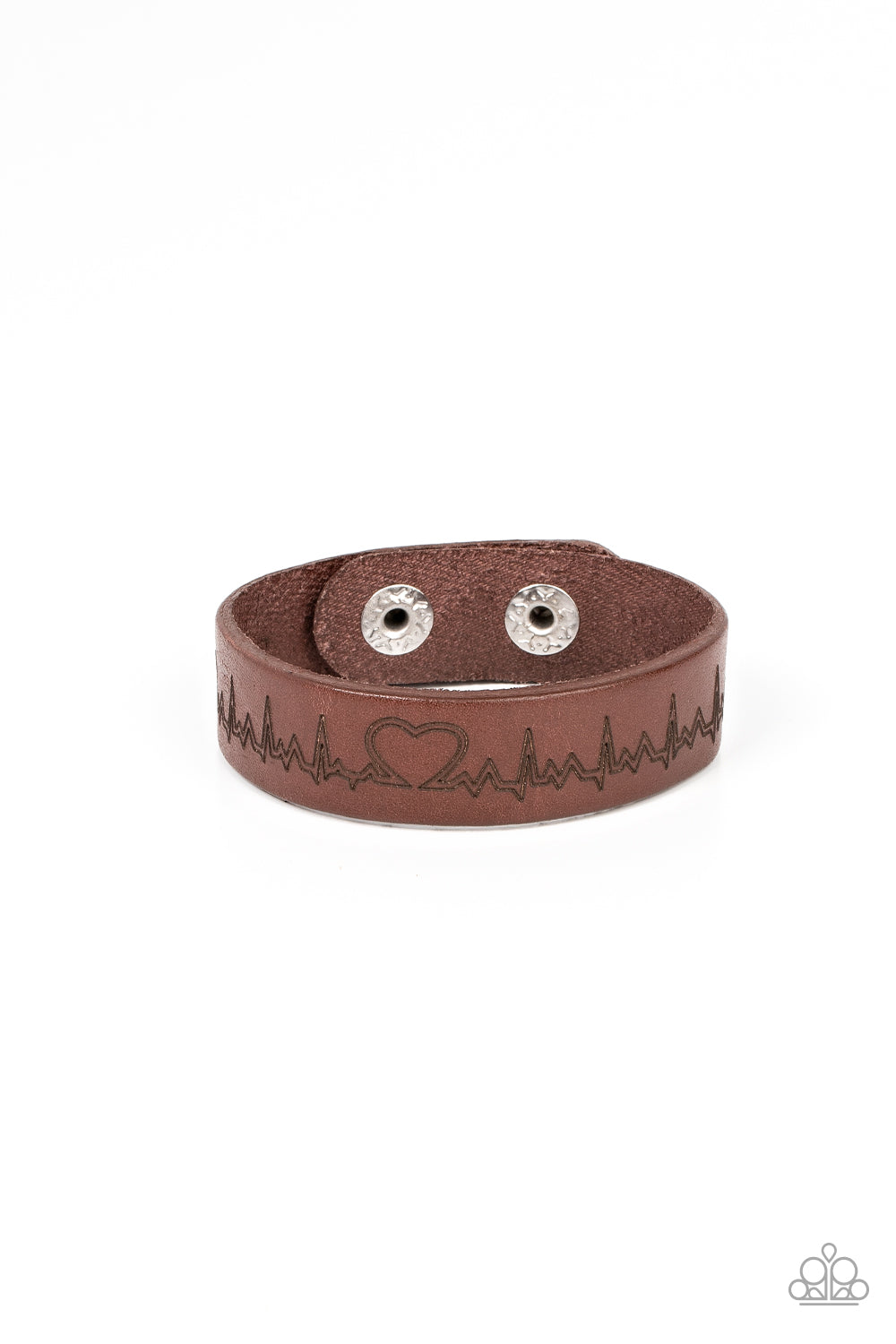 Haute Heartbeat - Brown Paparazzi Urban Bracelet