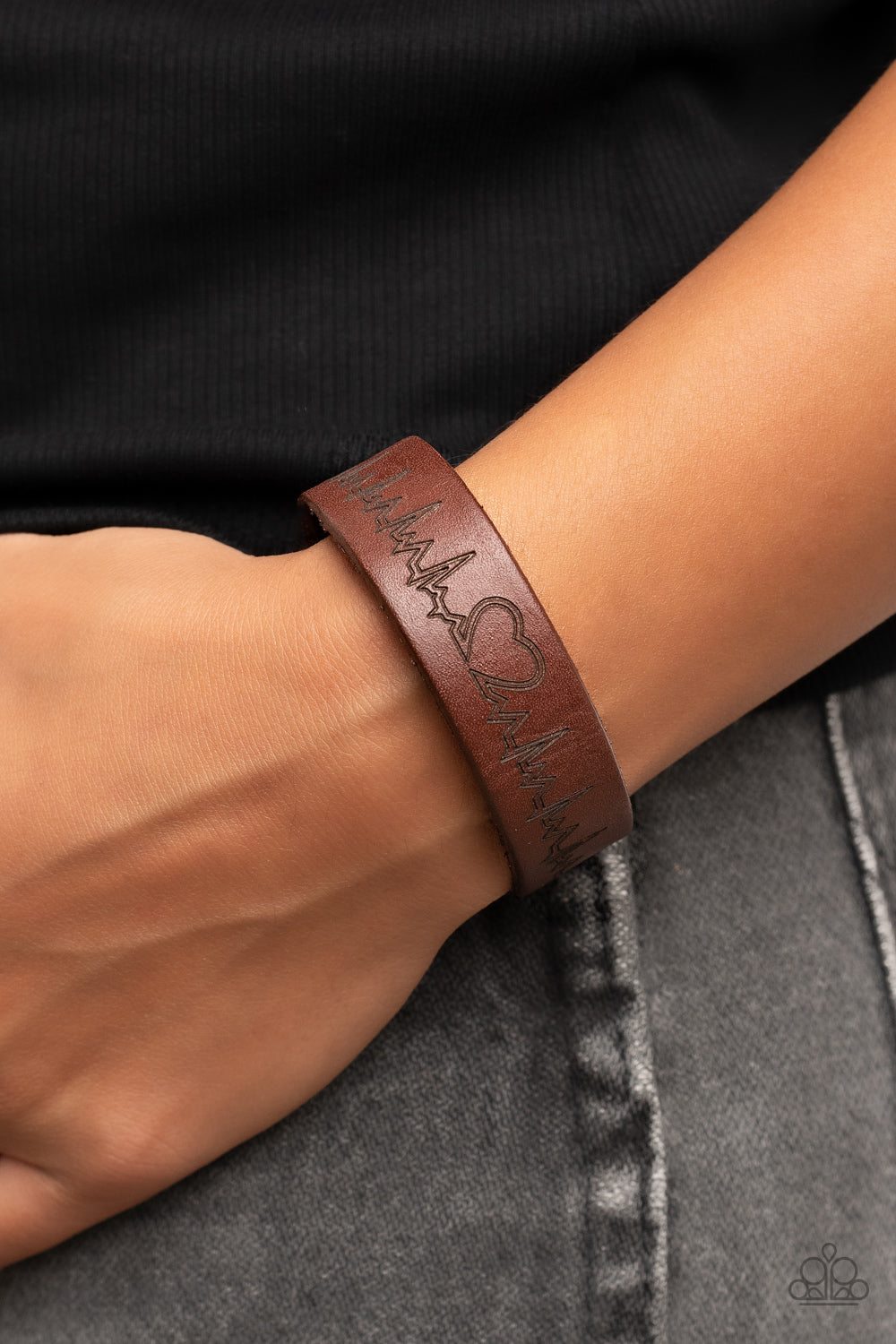 Haute Heartbeat - Brown Paparazzi Urban Bracelet