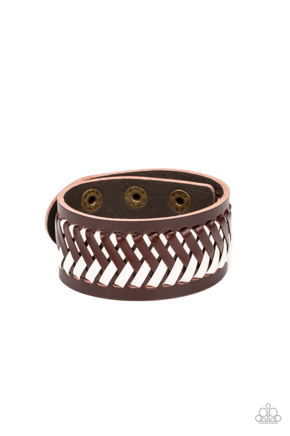 Punk Rocker Road - Brown Urban Paparazzi Bracelet
