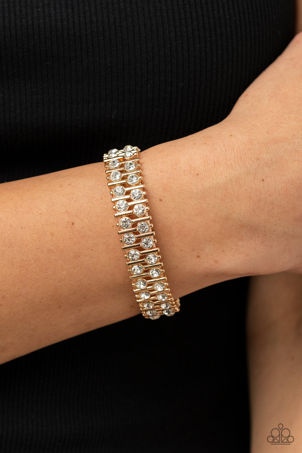 Generational Glimmer - Gold Paparazzi Bracelet