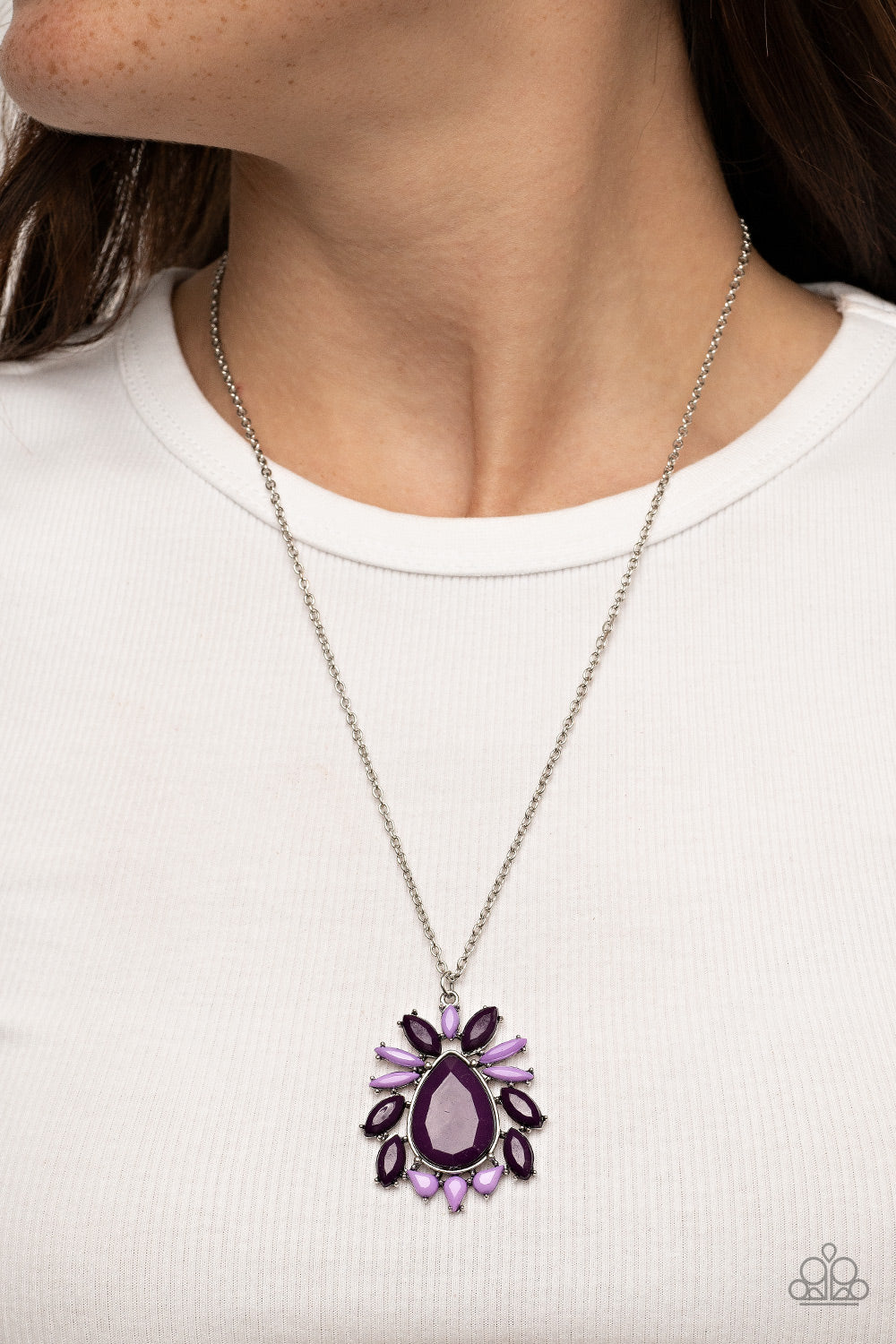 Indie Icon - Purple Paparazzi Necklace