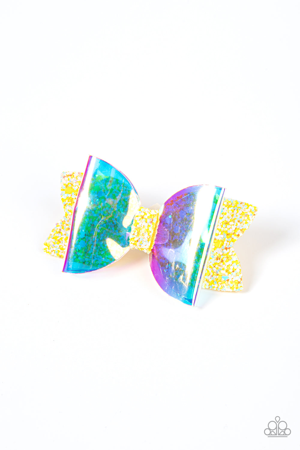 Futuristic Favorite - Yellow Paparazzi Hair Bow