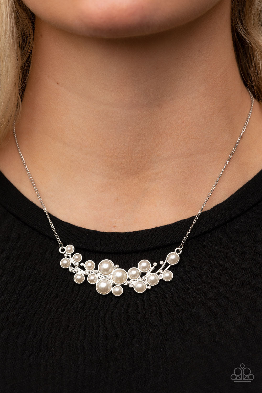 My Yacht or Yours? - White Paparazzi Necklace