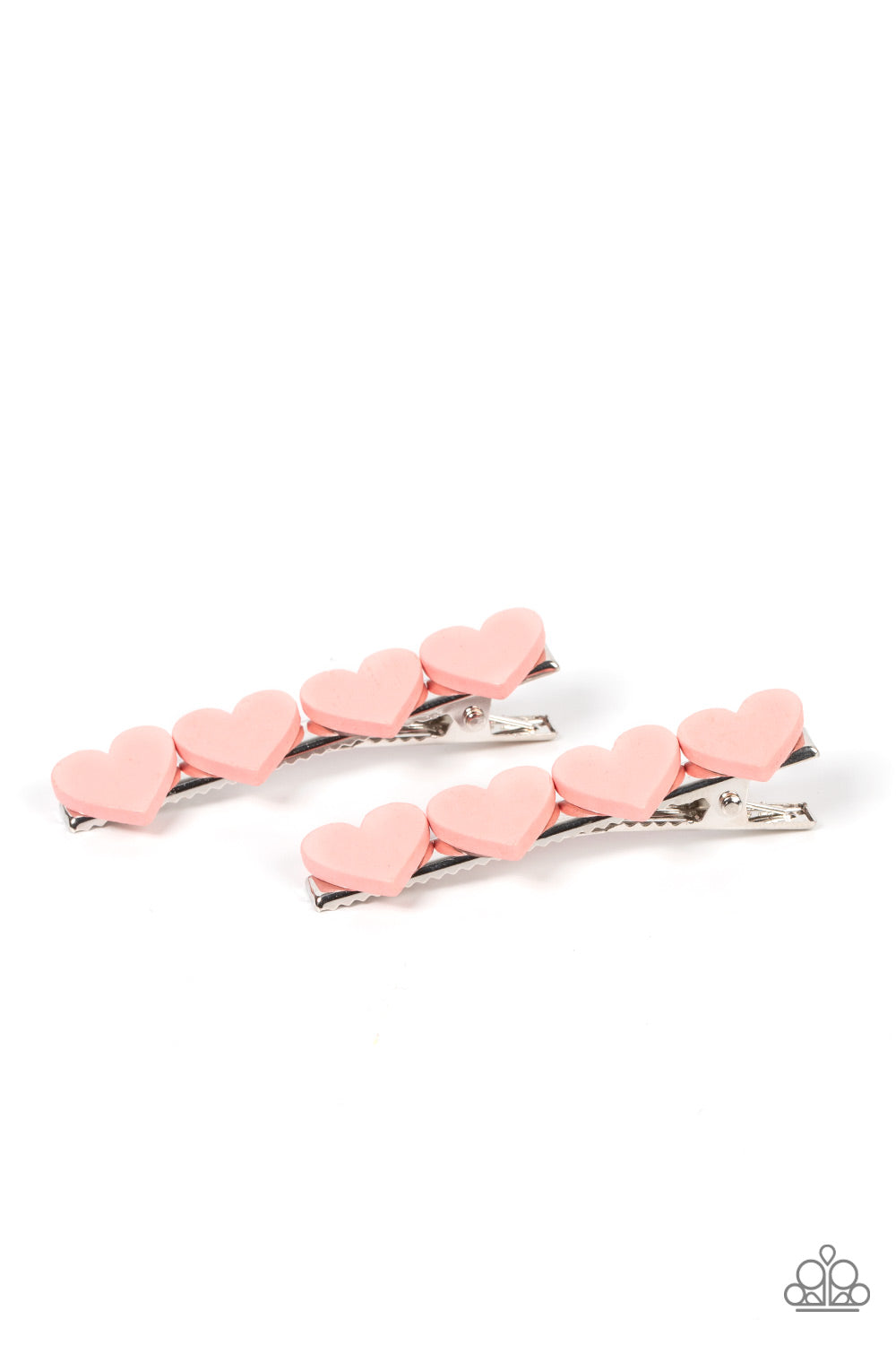 Sending You Love - Pink Paparazzi Hair Clip