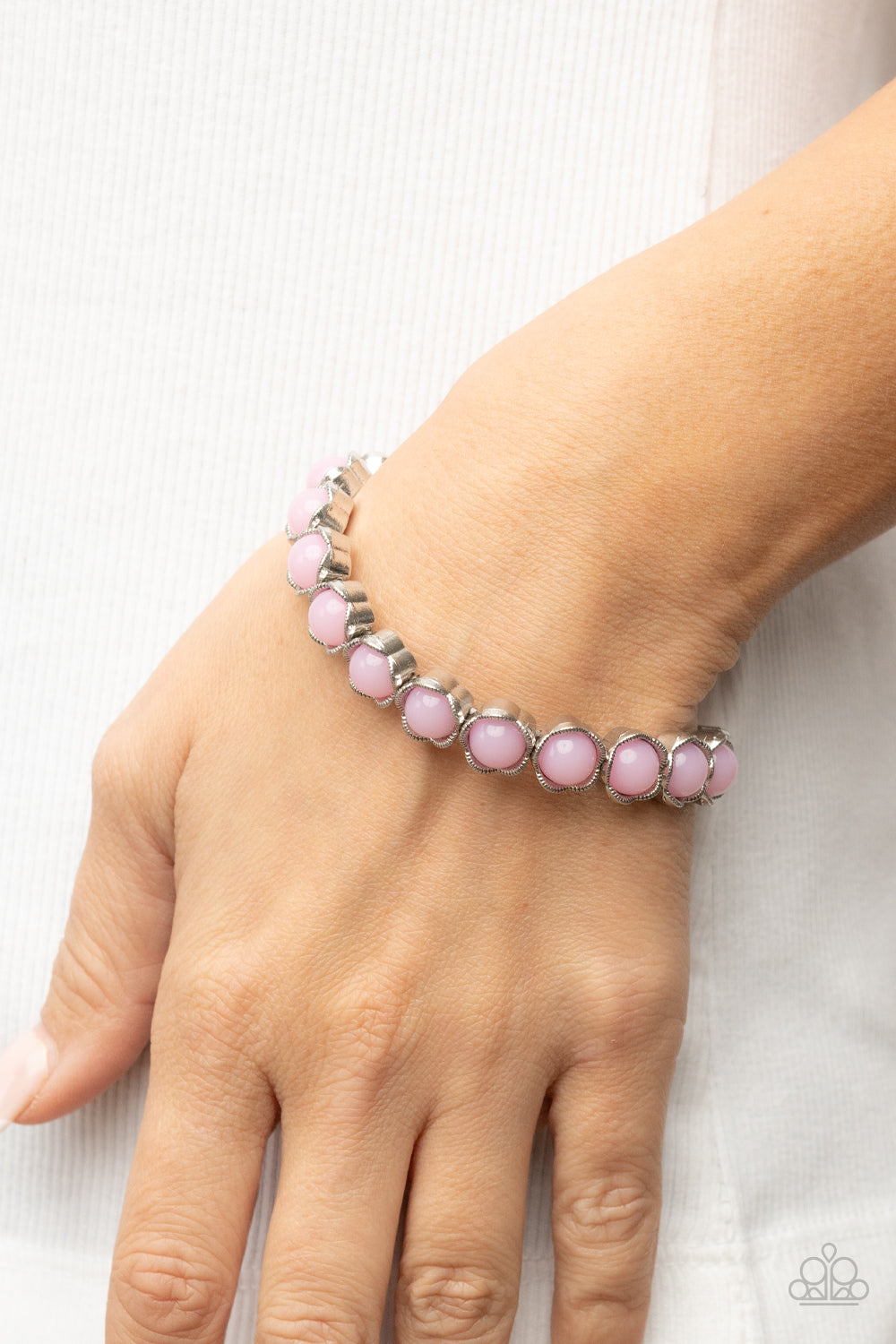 Lets be Buds - Pink Paparazzi Bracelet