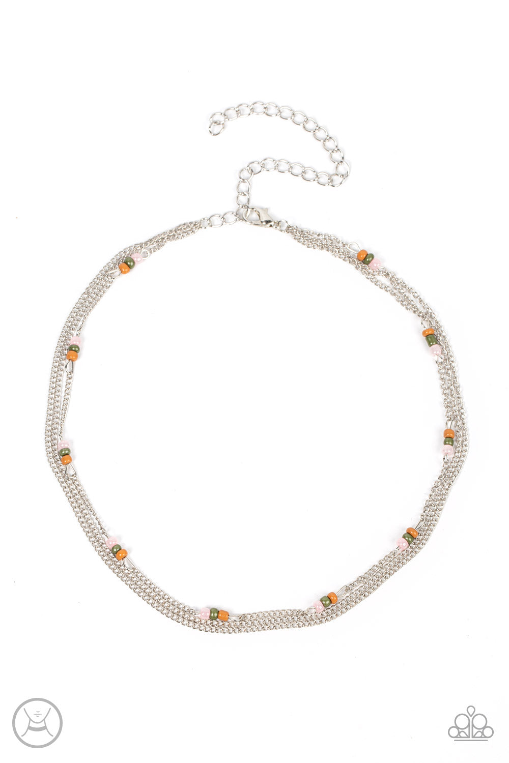 Bountifully Beaded - Multi Paparazzi Choker Necklace