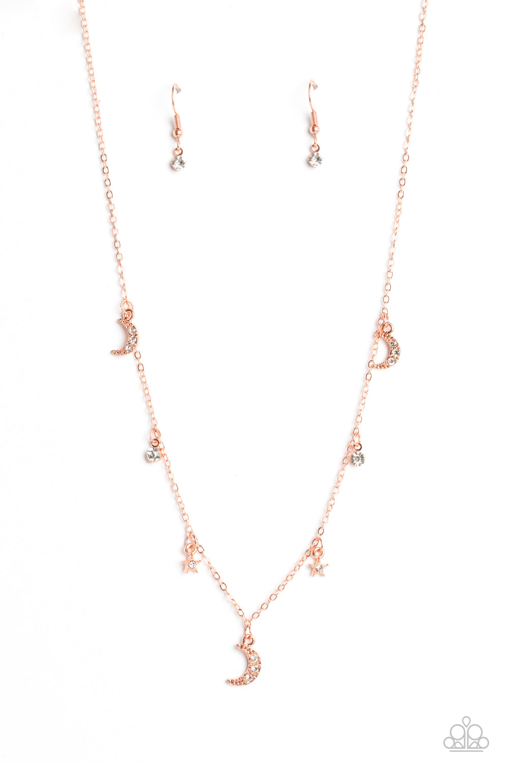 Lunar Lagoon - Copper Paparazzi Necklace