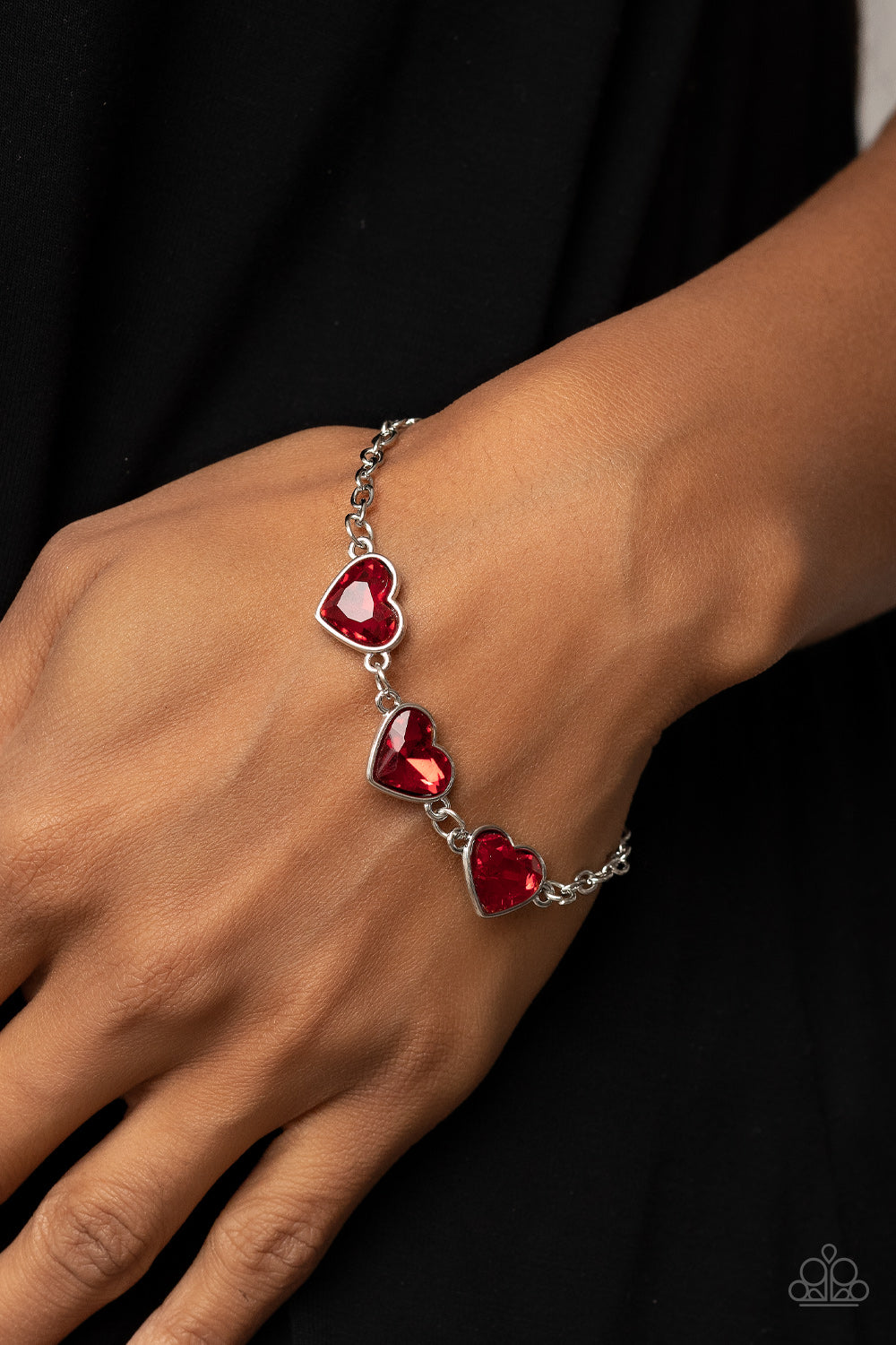 Little Heartbreaker - Red Paparazzi Bracelet