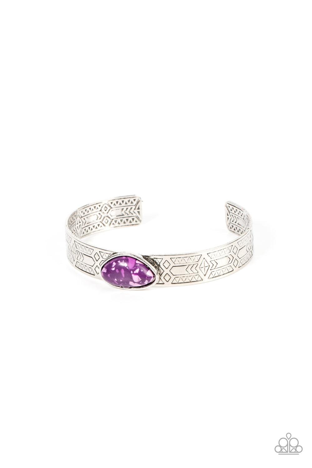 Gobi Glyphs - Purple Paparazzi Bracelet