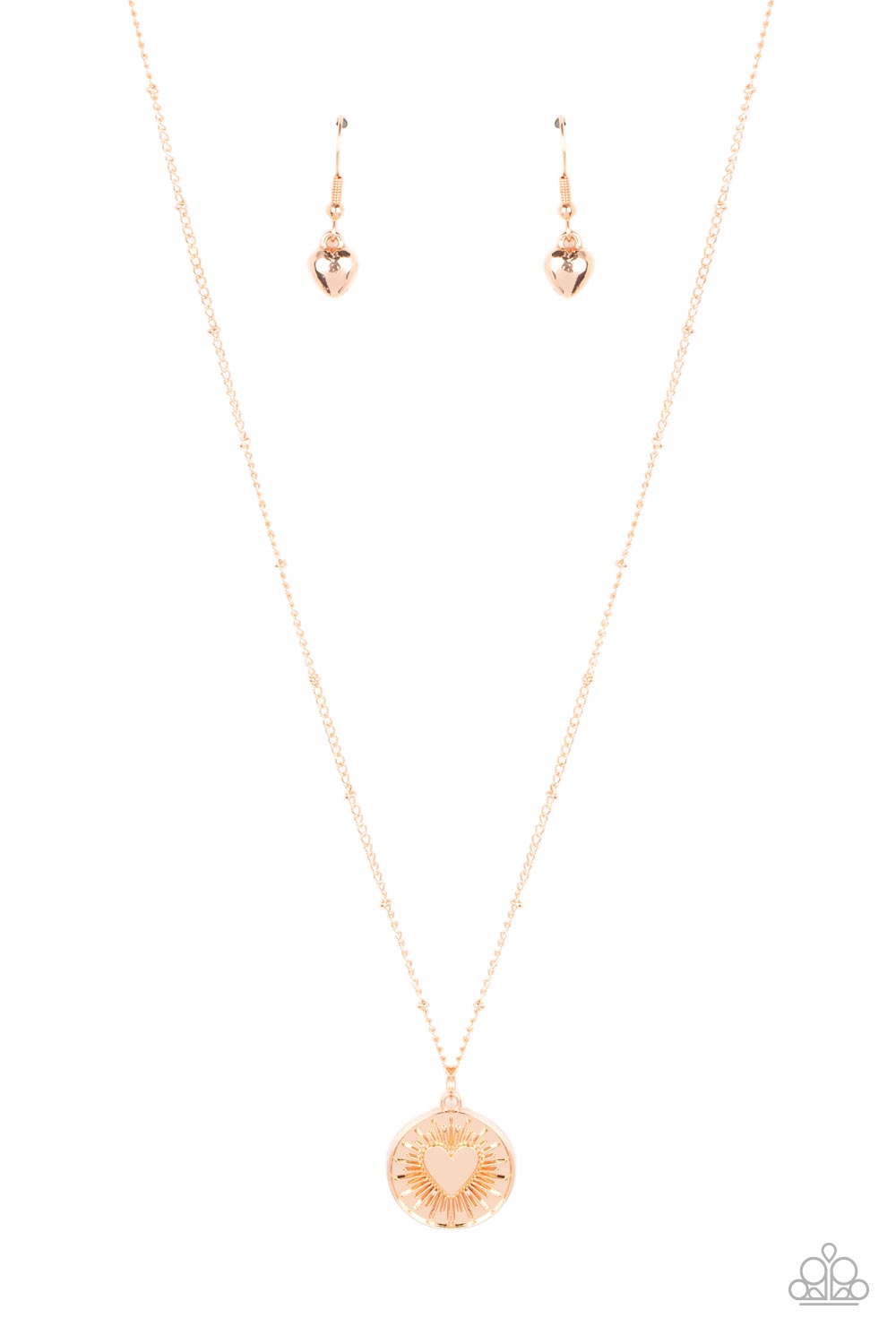 Lovestruck Shimmer - Gold Paparazzi Necklace