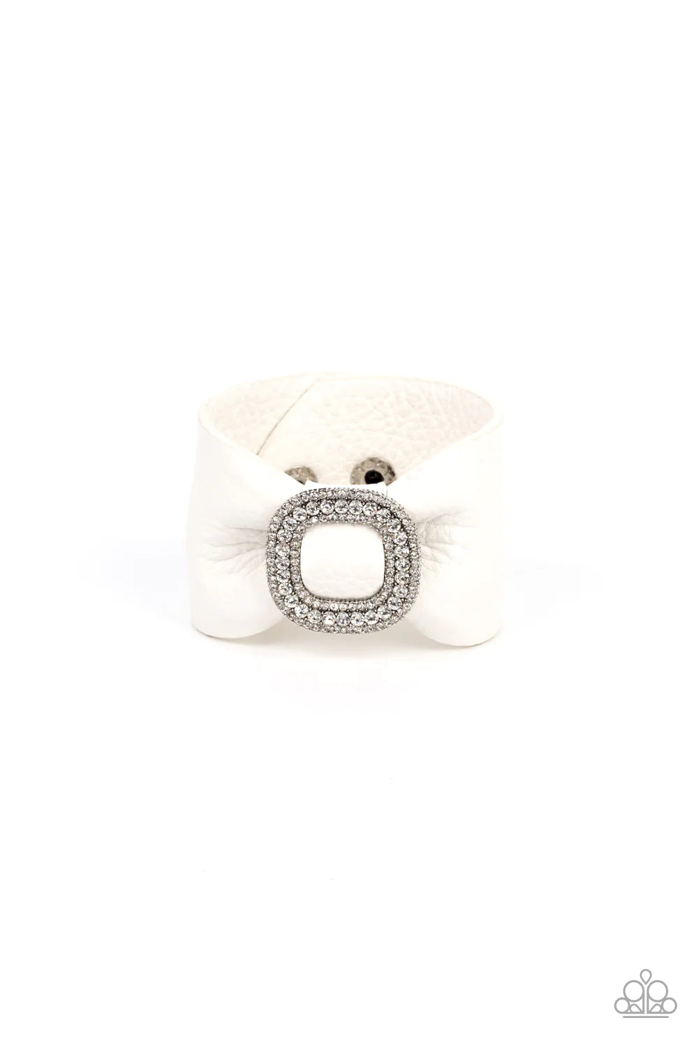 Lights, SELFIE, Action White Paparazzi Bracelet