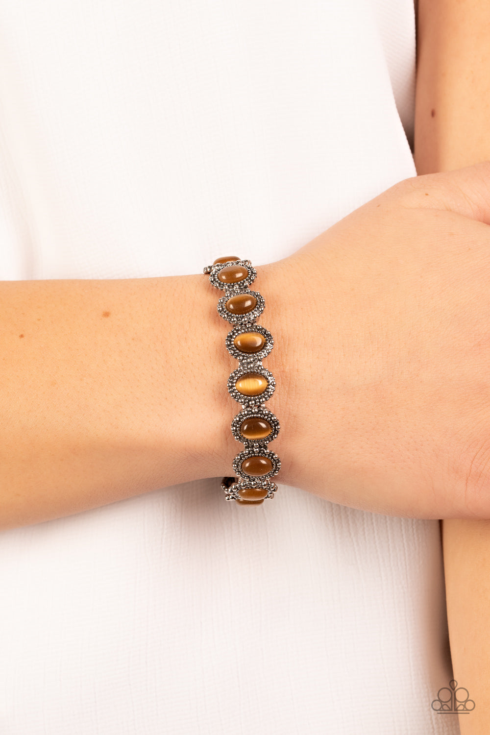 Sweet Oblivion - Brown Paparazzi Bracelet