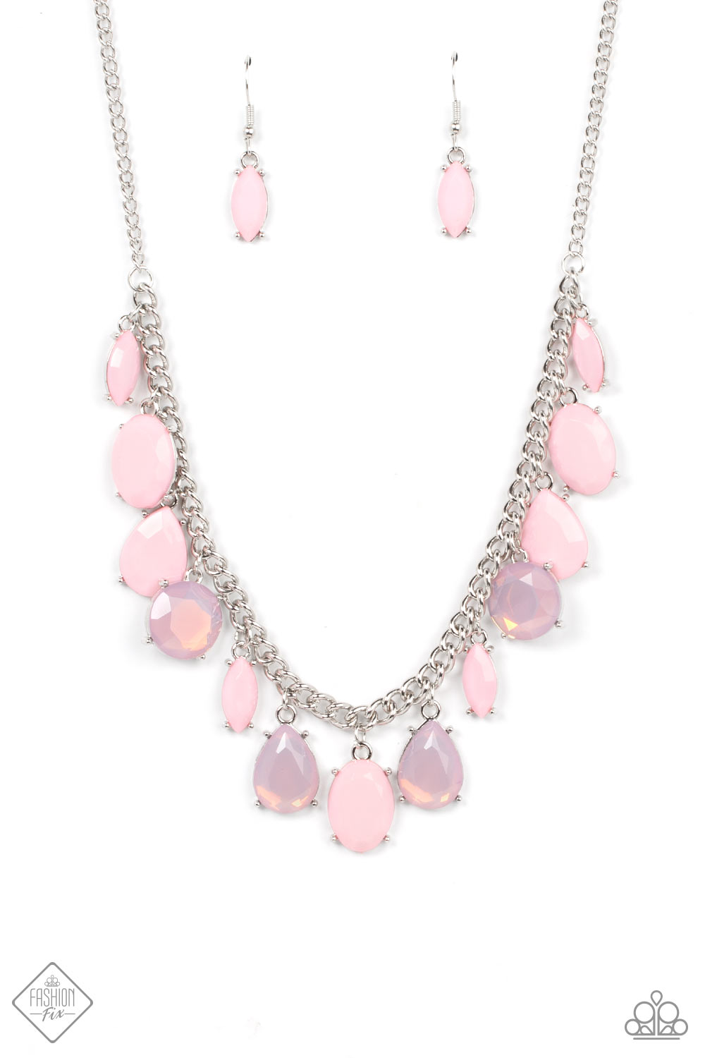 Fairytale Fortuity - Pink Paparazzi Exclusive Fashion Fix Necklace