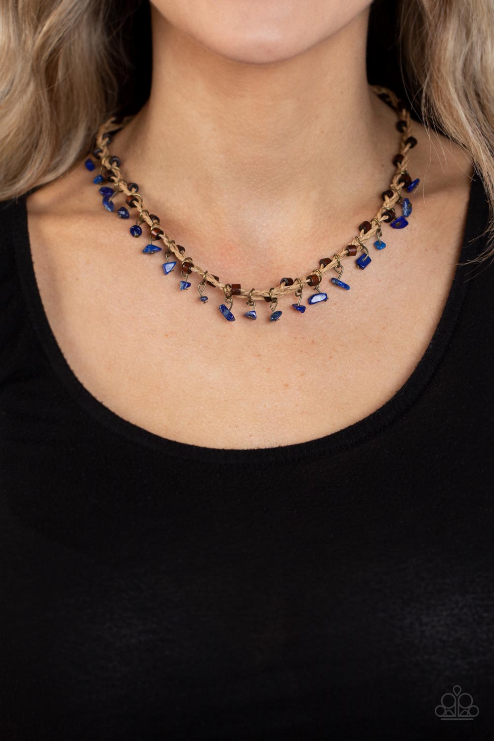 Canyon Voyage - Blue Urban Paparazzi Necklace