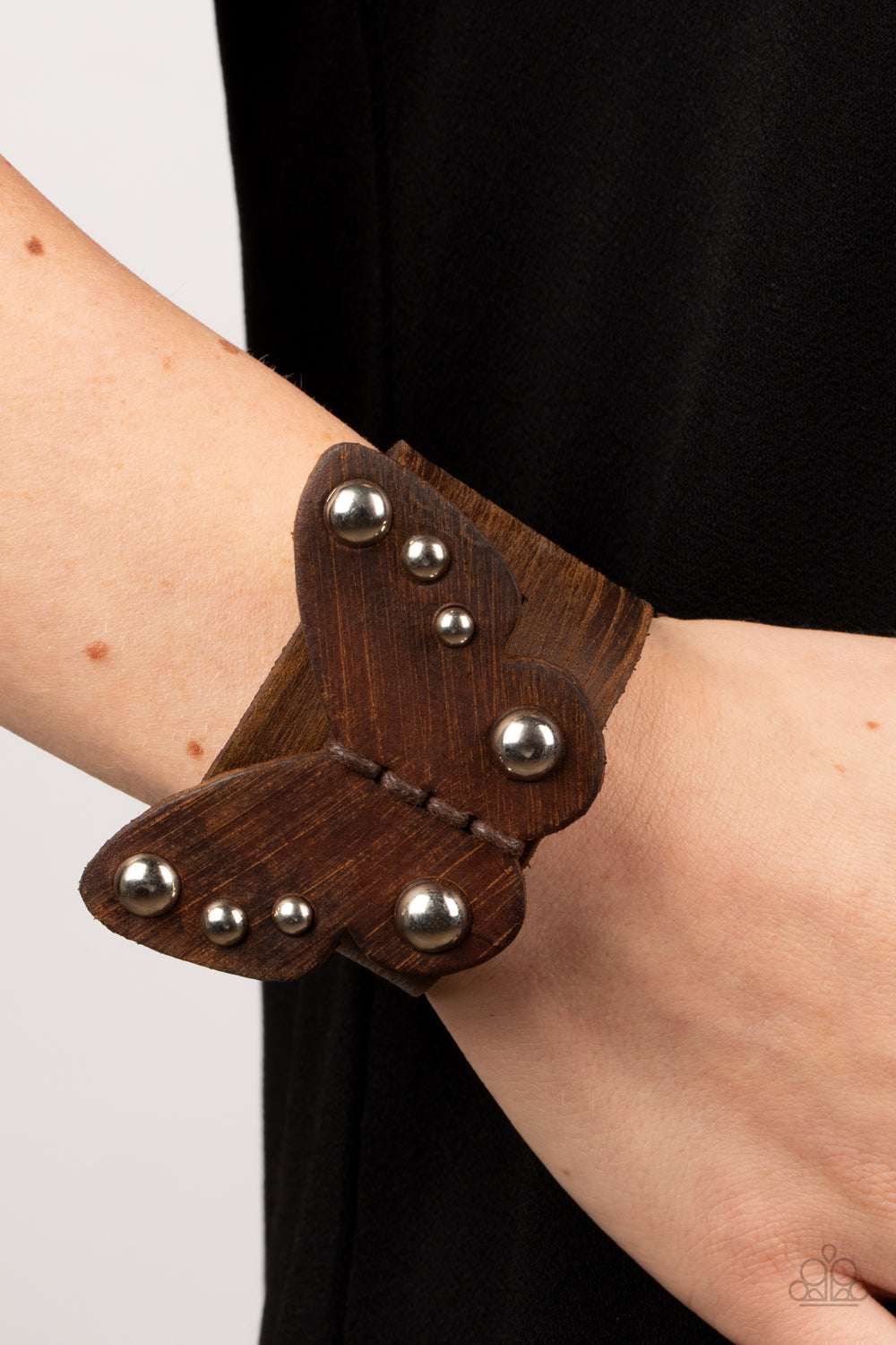 Butterfly Farm - Brown Paparazzi Urban Bracelet