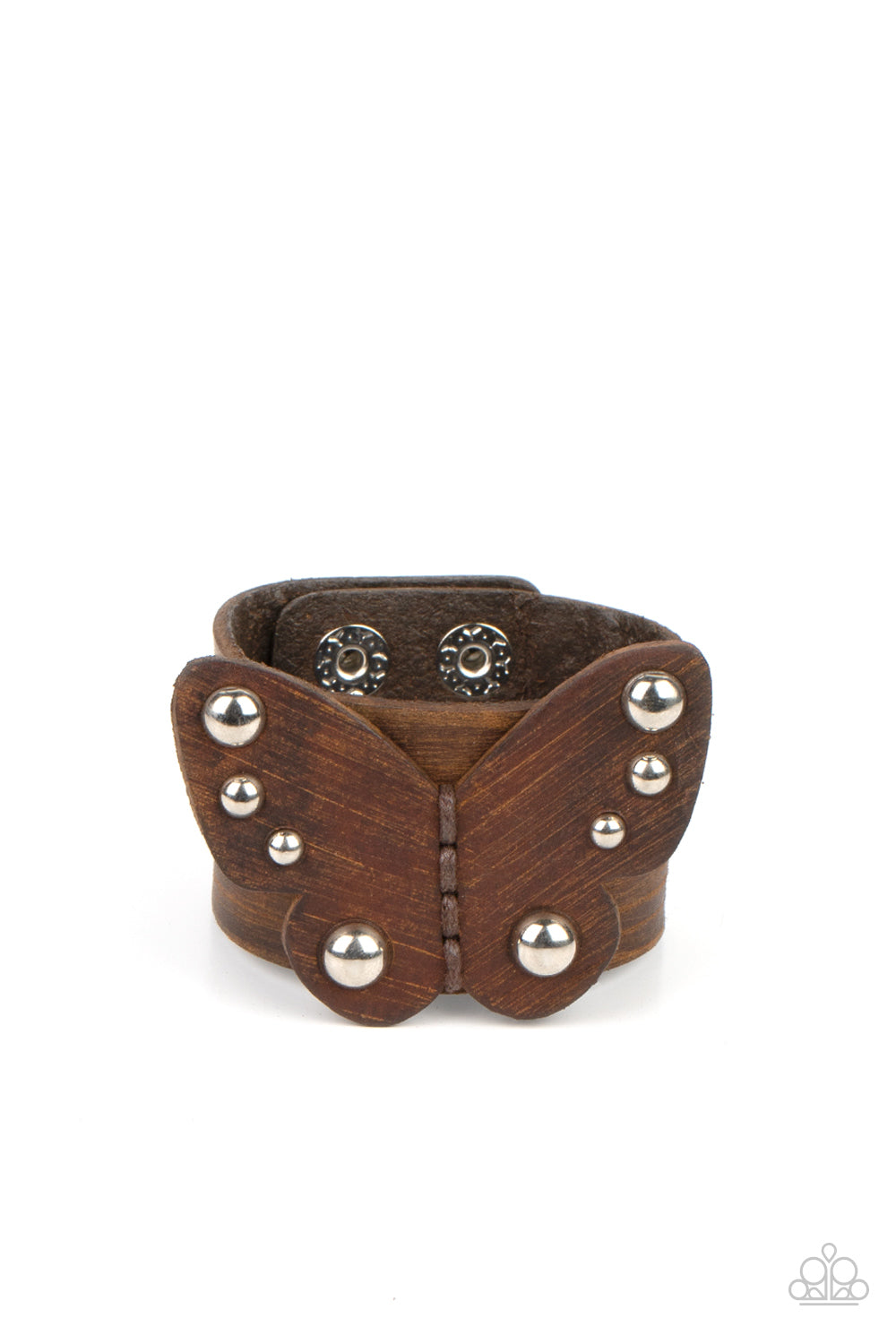 Butterfly Farm - Brown Paparazzi Urban Bracelet