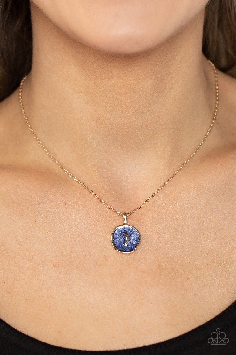 Moon Magic - Blue Paparazzi Necklace