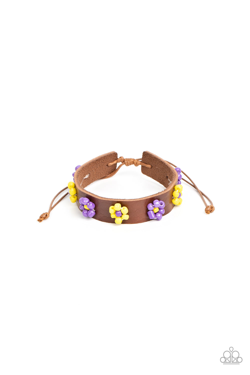 Flowery Frontier - Purple Paparazzi Bracelet