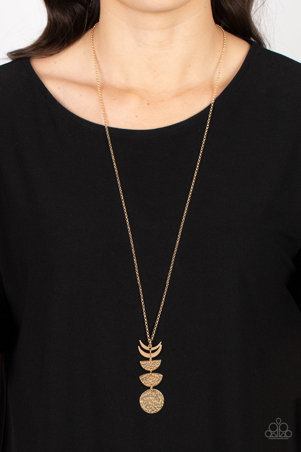 Phase Out - Gold Paparazzi Necklace