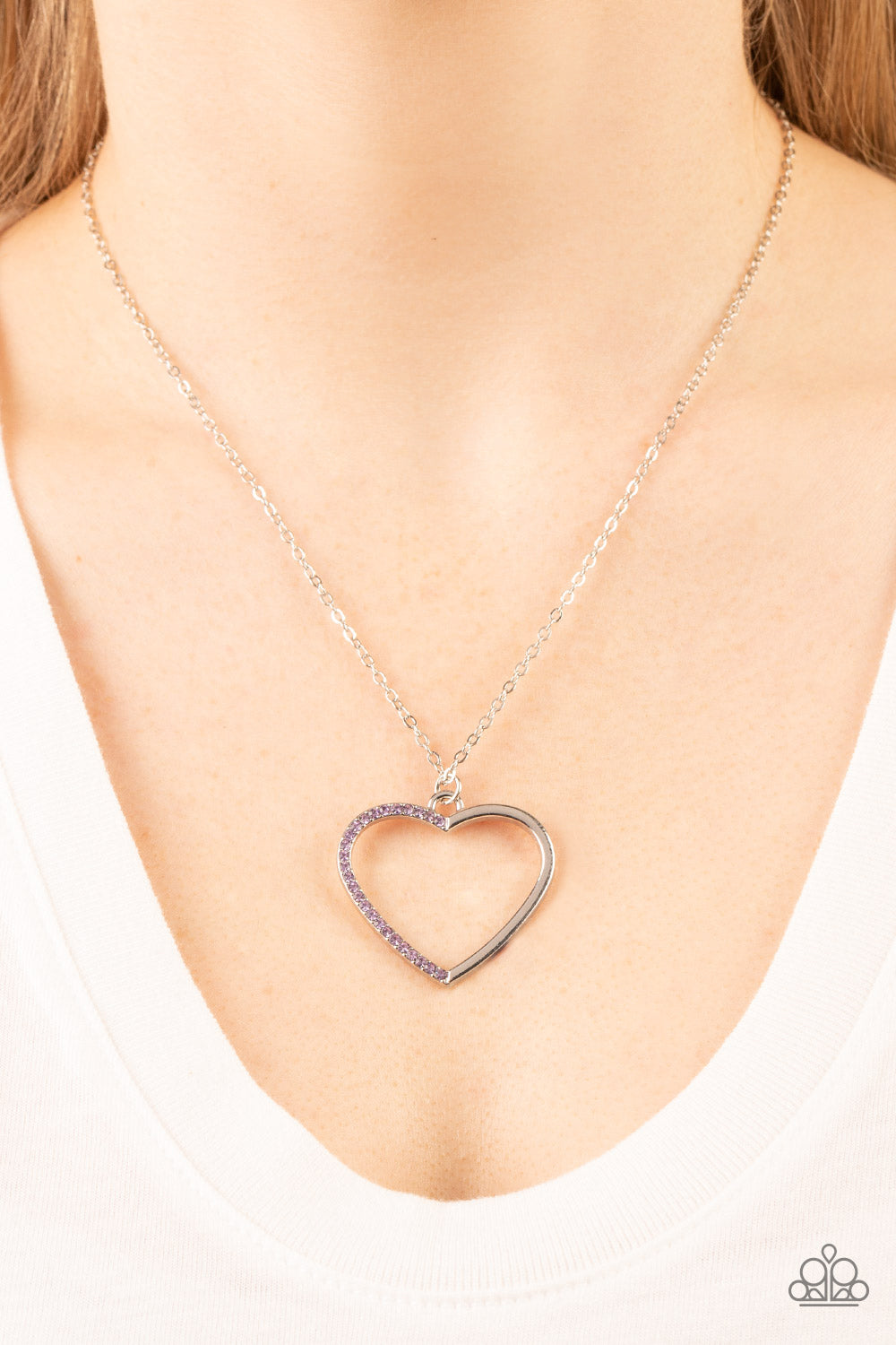 Love to Sparkle - Purple Paparazzi Necklace