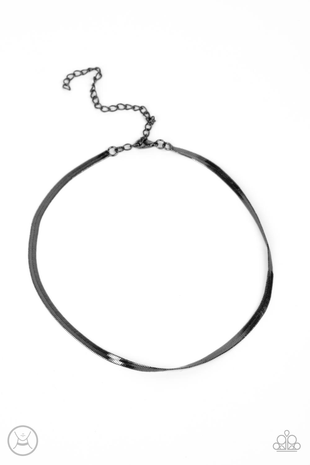In No Time Flat - Black Paparazzi Choker Necklace