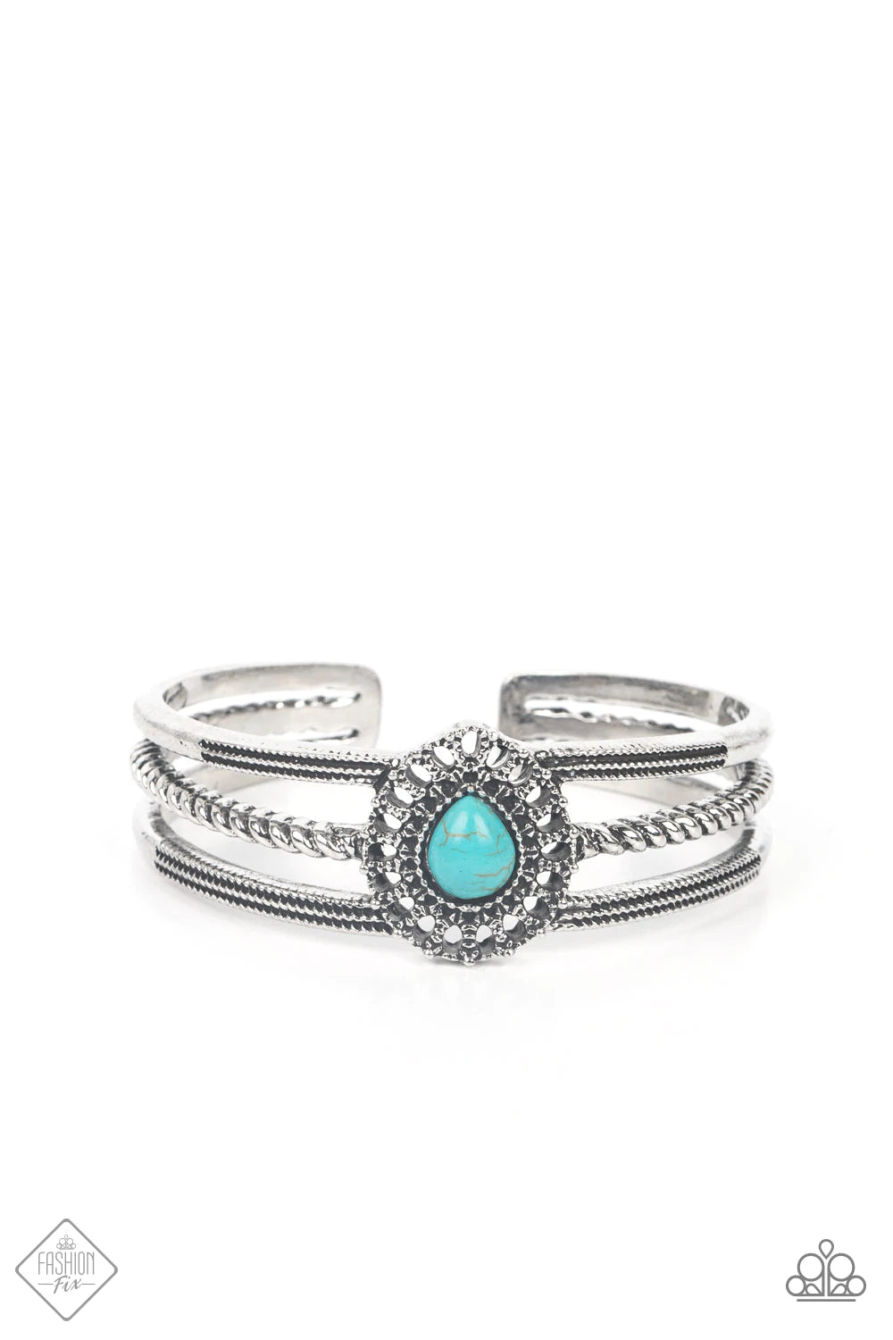 Elemental Escape Blue Paparazzi Fashion Fix Bracelet