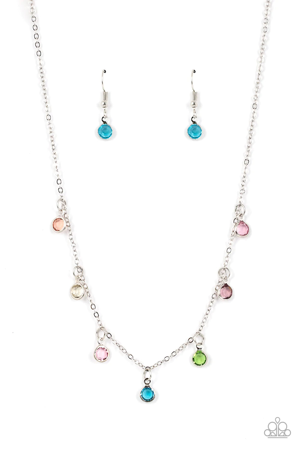 Carefree Charmer Multi Paparazzi Choker Necklace