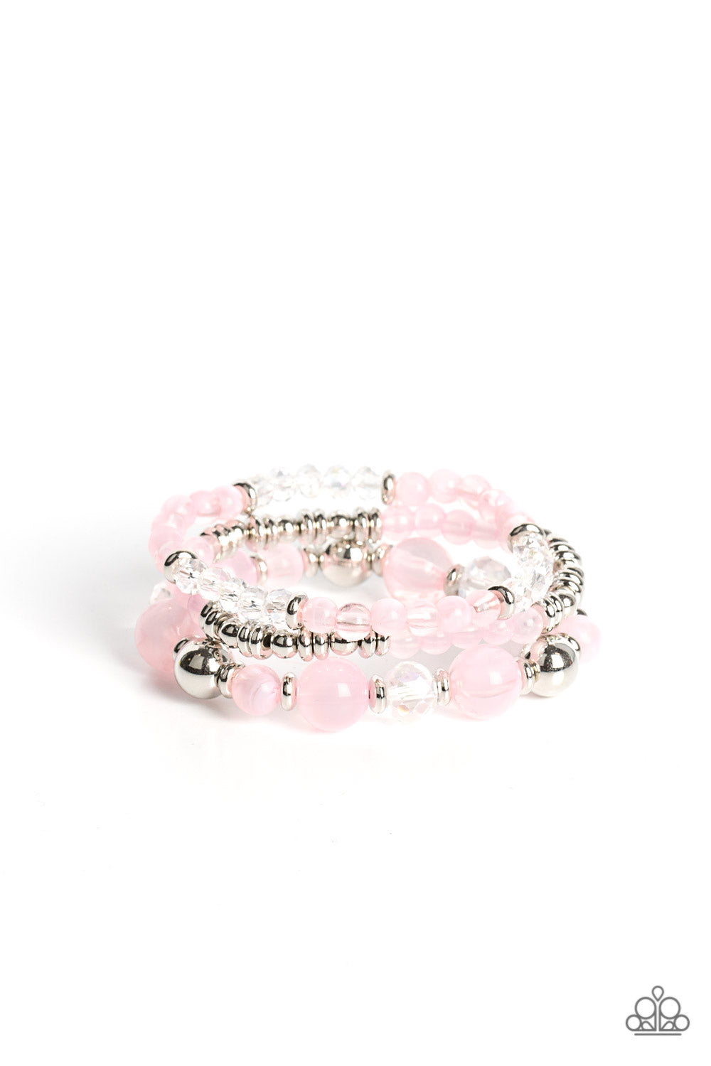 Shoreside Stroll - Pink Paparazzi Bracelet
