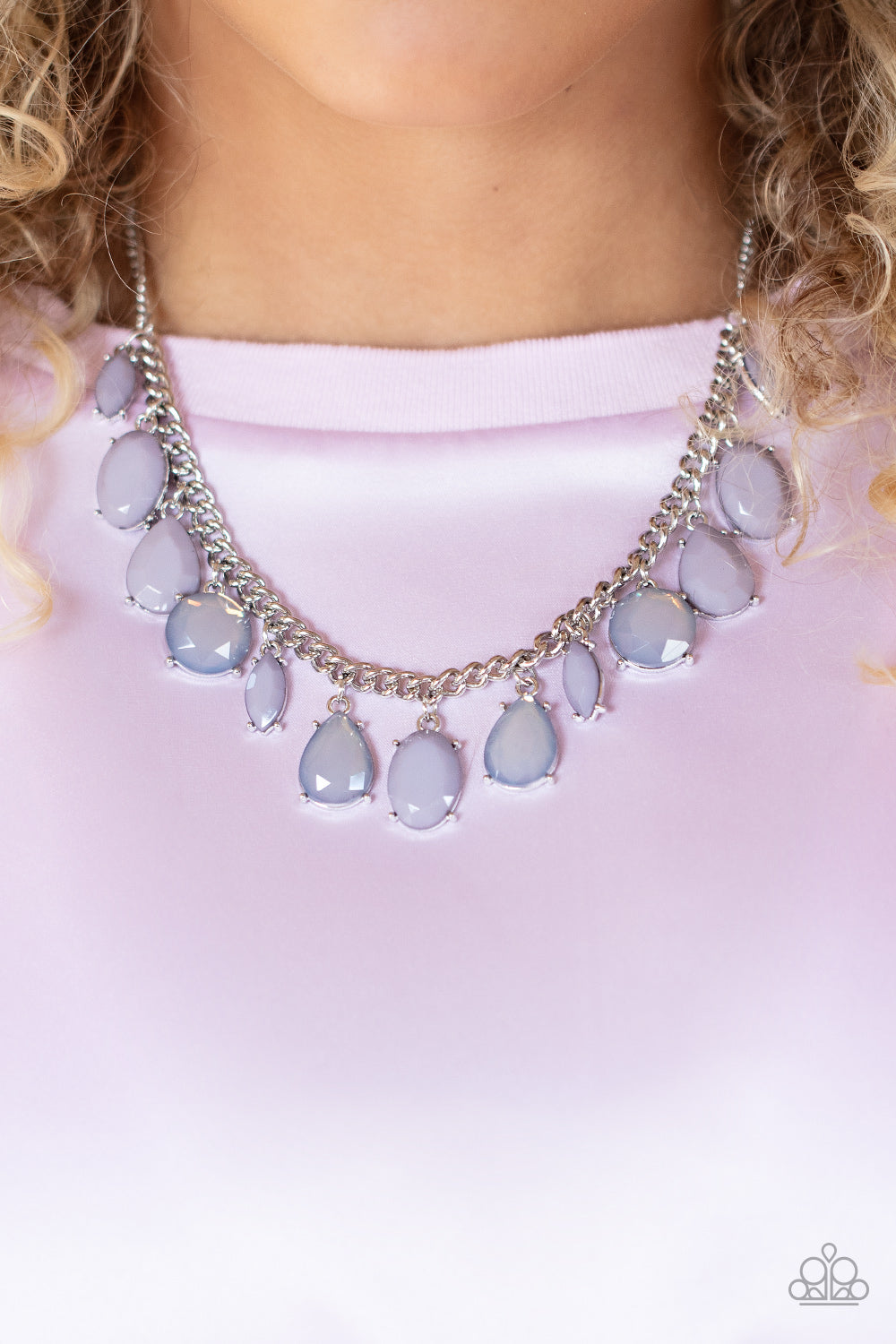 Fairytale Fortuity - Silver Paparazzi Necklace