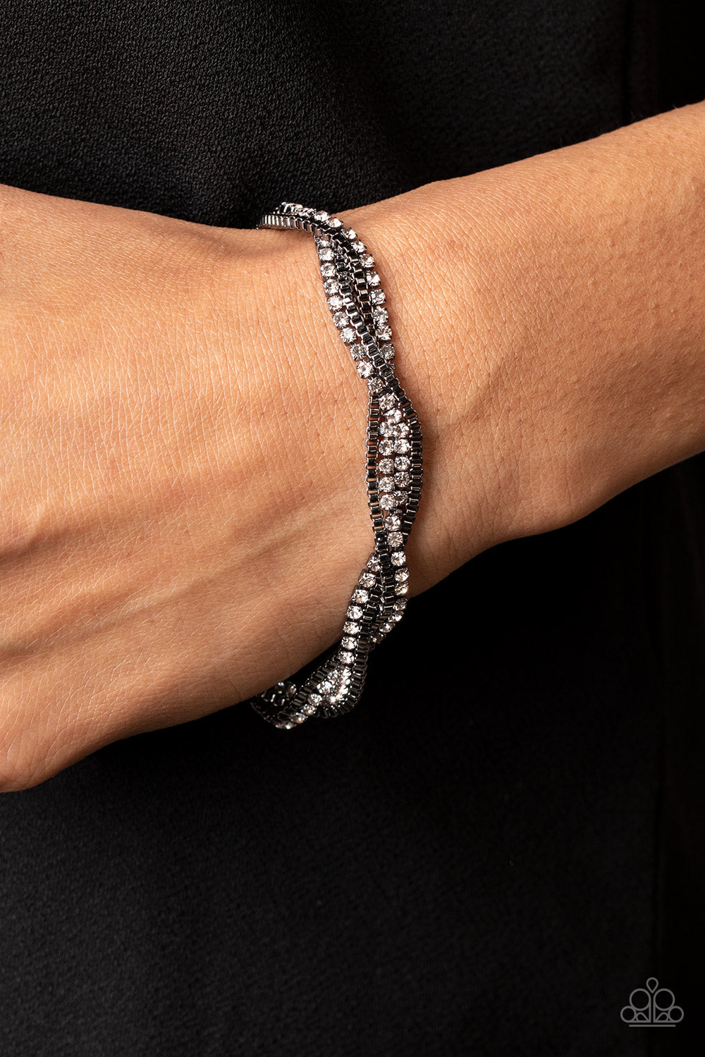 Box Office Bling - Black Paparazzi Bracelet