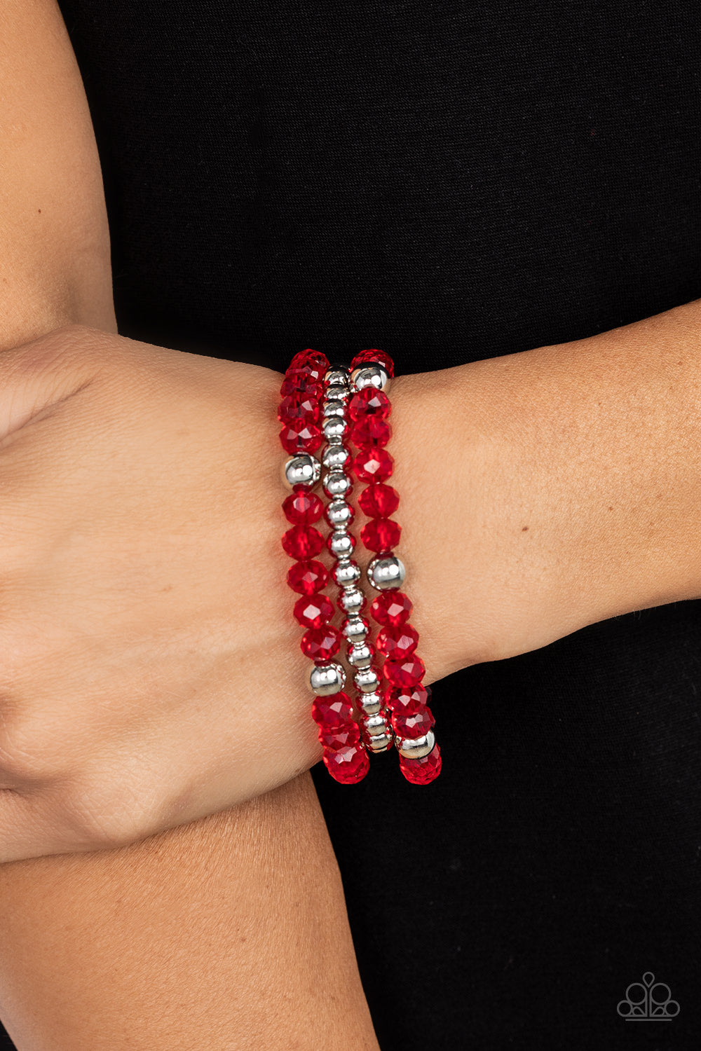 Prismatic Perceptions Red Paparazzi Bracelet