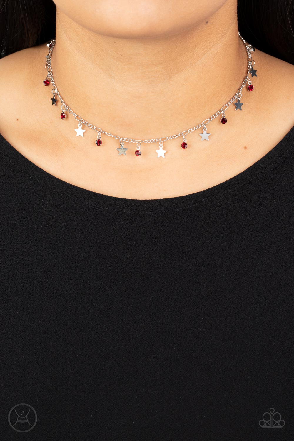 Little Lady Liberty - Red Paparazzi Necklace