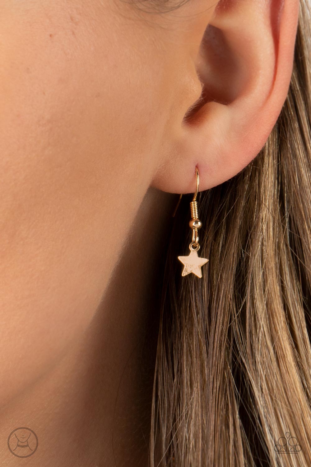 Little Lady Liberty - Gold Paparazzi Choker Necklace