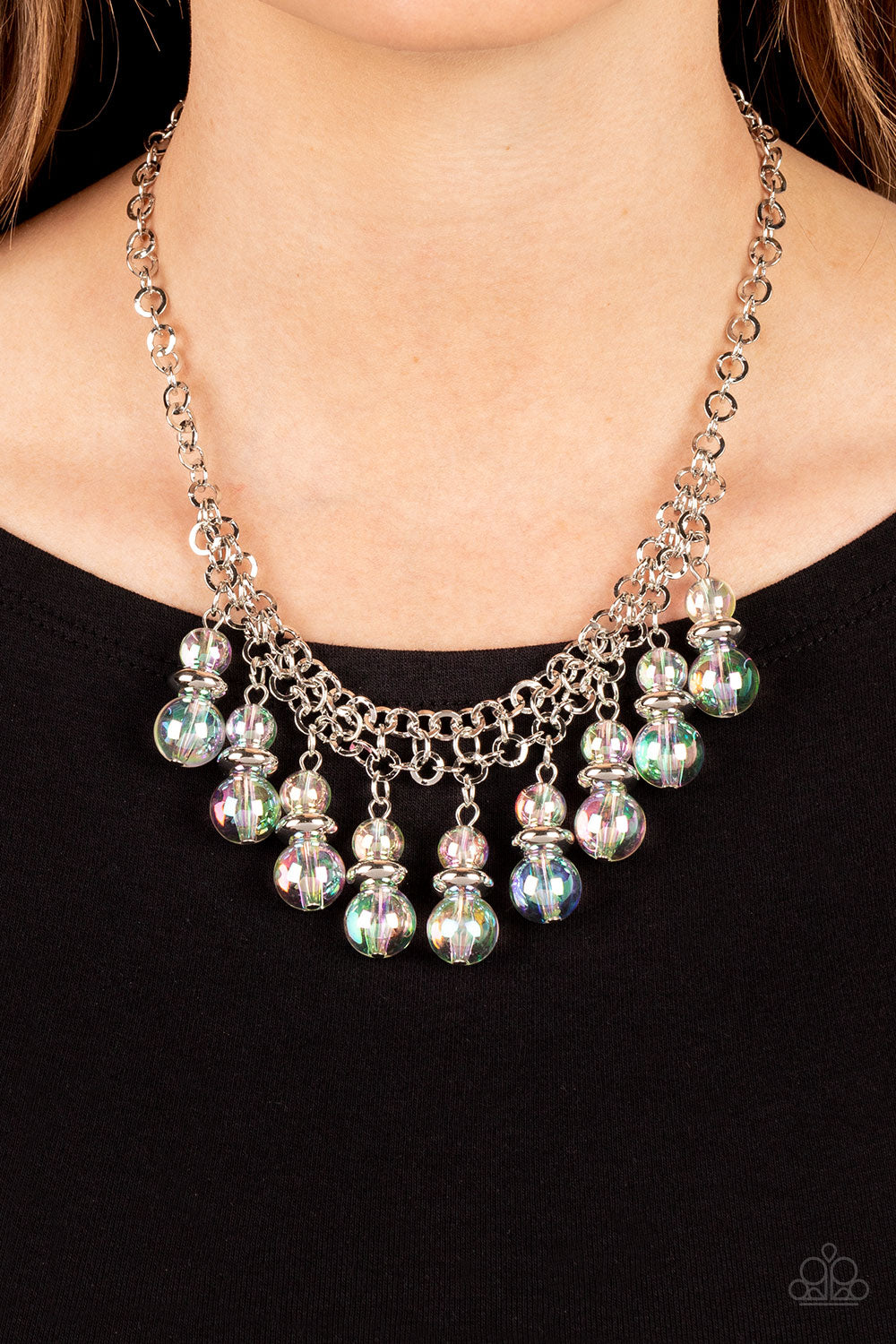 Deep Space Diva - Multi Paparazzi Necklace