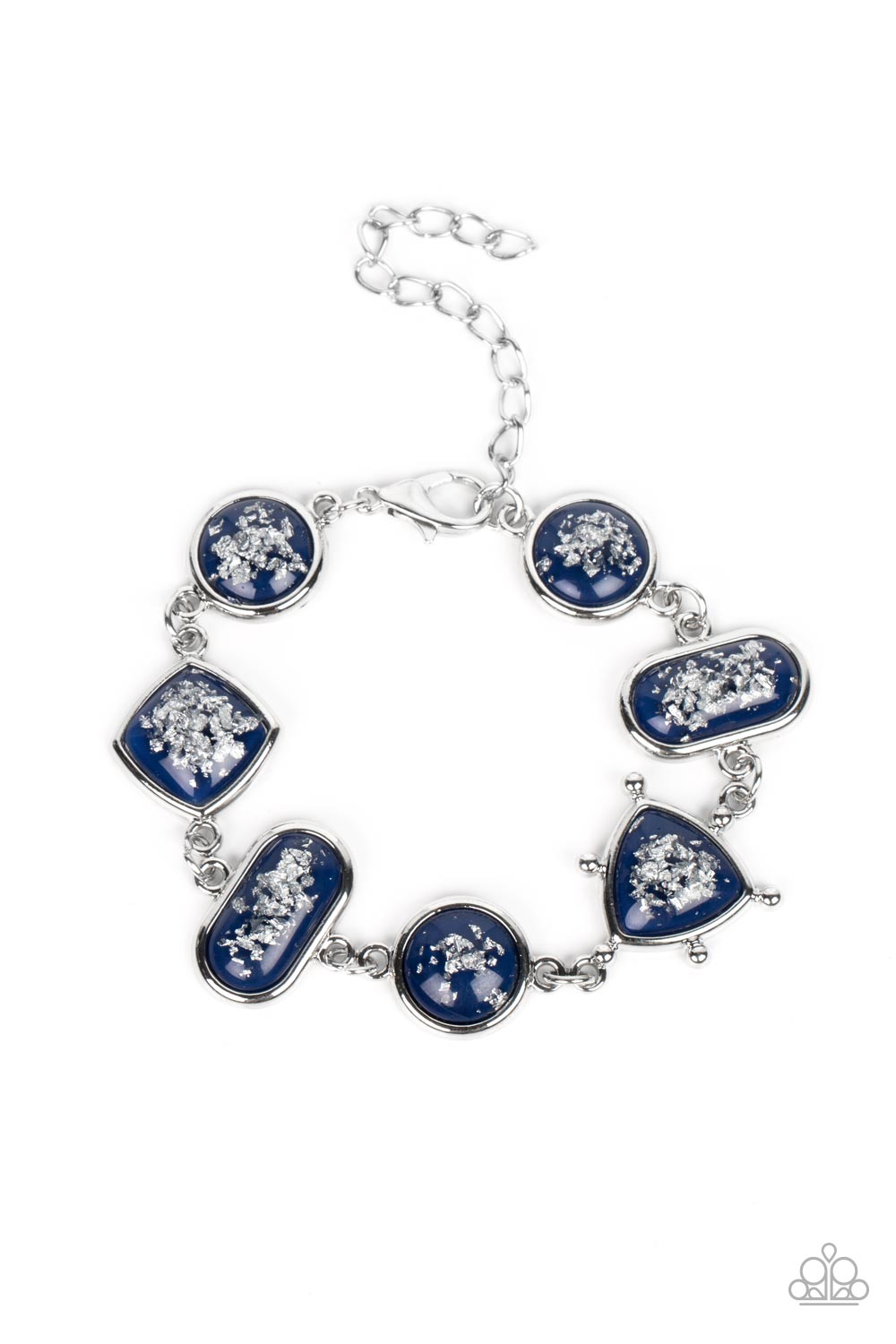 Speckled Shimmer - Blue Paparazzi Bracelet